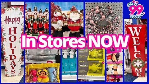 NEW Finds at The 99💙99 Cents Store Christmas 2023 Finds💙Shop W/Me The 99 Cent Store | #shoppingvlog