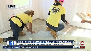 Habitat for Humanity kicks off Women Build 8 a.m.