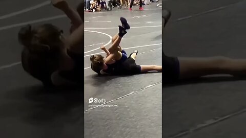 Addison hits the cradle #wrestlelikeagirl #trending