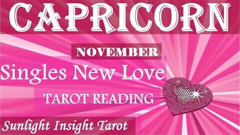 CAPRICORN SINGLES | New Love's Here! It's Nothing Like The Mess You've Dealt With!❤️‍🩹November 2022