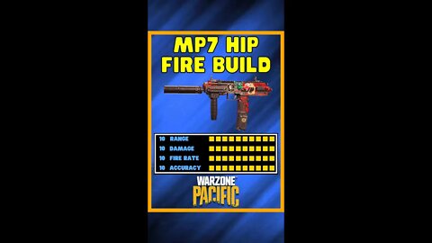 Warzone's BEST MP7 Hip Fire Loadout 😲 #shorts