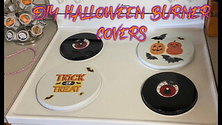 DIY Halloween Burner Covers