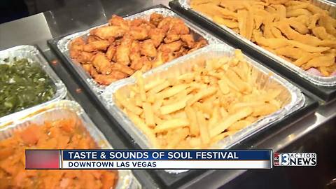 Taste and Sounds of Soul Festival in downtown Las Vegas