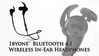 1byone Bluetooth 4.1 Wireless In-Ear Headphones Unboxing & Review