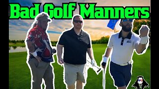 Bad Golf Etiquette and Pro Wrestling Doesn't Mix!