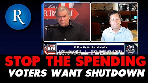 Rasmussen on War Room - Stop The Spending, And Shutdown The Government If That's What It Takes