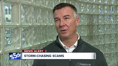 Storm-chasing scams follow after severe storms