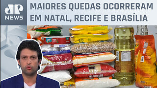 Preço da cesta básica cai em 12 capitais em outubro; Alan Ghani comenta