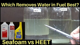 Is HEET better than Seafoam for Water in Fuel? Let's find out!