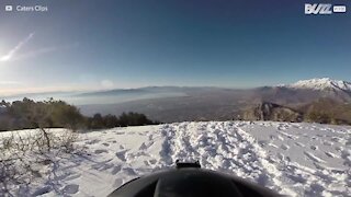 Un volo adrenalitico tra le montagne e gli alberi dello Utah