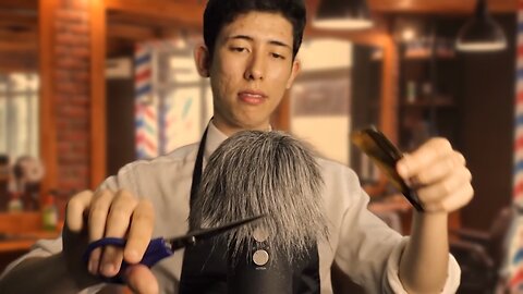[ASMR] The MOST realistic barbershop haircut EVER - JoJo's ASMR
