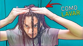 COMO LAVAR TRANÇAS BOX BRAIDS CORRETAMENTE *passo a passo* ✅️