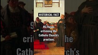 The Protestant Reformation began in 1517 when Martin Luther..