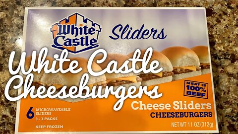 White Castle Cheeseburger Sliders