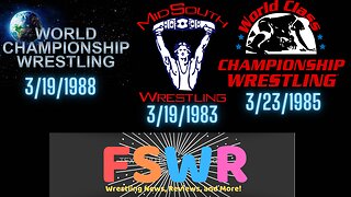 Classic Wrestling: NWA WCW 3/19/88, Mid-South Wrestling 3/19/83, WCCW 3/23/85 Recap/Review/Results