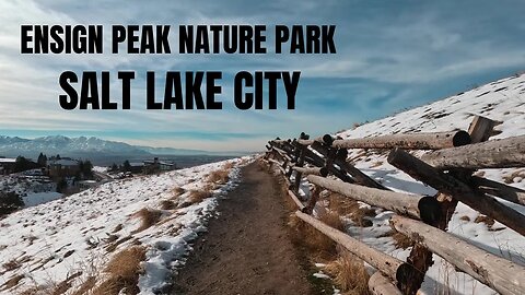 🇺🇸 Ensign Peak Nature Park hike, Salt Lake City, Utah [4k 60 fps]