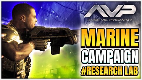 Aliens Vs Predator - Research Lab (Marine Campaign) 2K 60ᶠᵖˢ - Game Playthrough - No Commentary