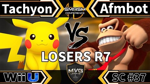 Tachyon (Pikachu) vs. Afmbot (Donkey Kong) - SSB4 Losers R7 - Smash Conference 37