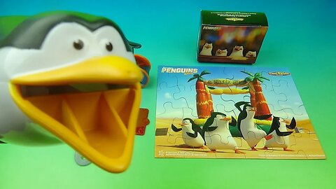 2014 CARLS JR PENGUINS OF MADAGASCAR SET OF 4 COOL KIDS MEAL COLLECTIBLE TOYS VIDEO REVIEW