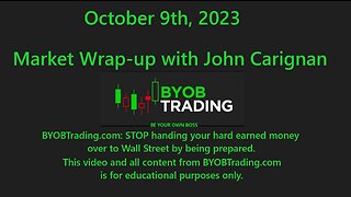 October 9th, 2023 BYOB Market Wrap Up