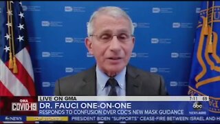 Fauci Admits To Wearing Mask After Vaccination For Political Theatre