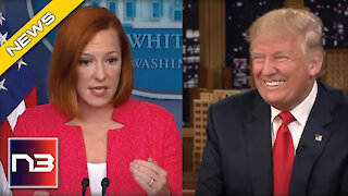 Jen Psaki CRUMBLES When Asked About Biden vs Trump Travel Bans