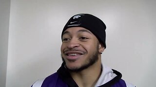 Kansas State Football | Deuce Vaughn Postgame Interview | K-State 48, West Virginia 31