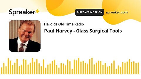 Paul Harvey - Glass Surgical Tools