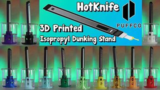 Puffbro's Etsy Puffco Hotknife Iso Dunking Cleaning Stand! Iso Soaking With Just The Hotknife Tip!