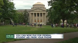 You can now file for Federal Student Aid from your phone