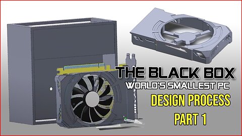 How To Build The Smallest Gaming PC: The Black Box V1 Design Process! | The Crimson Market