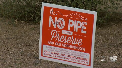 Phoenix residents get good news about water pipeline route