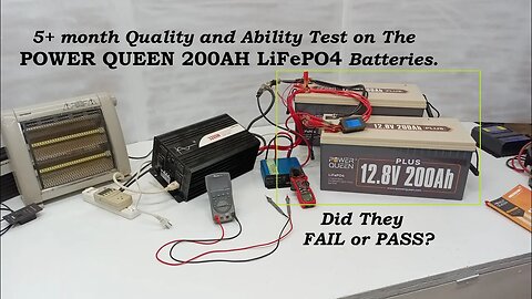 POWER QUEEN 200AH PLUS Battery Durability Review & info for people new to Solar Power