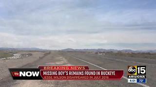 Remains of Jesse Wilson found in Buckeye, according to police