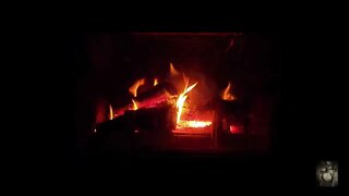 Cosy Fireplace with Snow Storm. #whitenoise Sounds that can help with relaxing and more. #ASMR