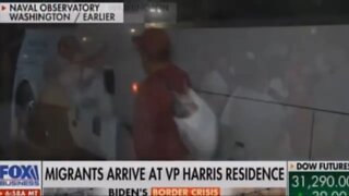 Busloads of Migrants Dropped Off at Kamala Harris's Home