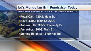 Bd's Mongolian Grill holding fundraiser at Michigan locations