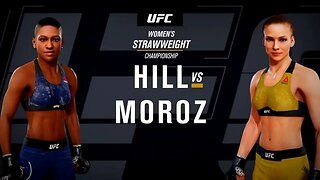 EA Sports UFC 3 Gameplay Maryna Moroz vs Angela Hill