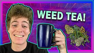 Brewing 𝗖𝗮𝗻𝗻𝗮𝗯𝗶𝘀 𝗧𝗲𝗮 with Leftover Weed Stems! ☕️