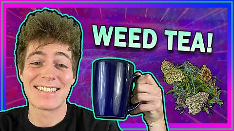 Brewing 𝗖𝗮𝗻𝗻𝗮𝗯𝗶𝘀 𝗧𝗲𝗮 with Leftover Weed Stems! ☕️