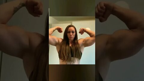 Female big biceps 💪#shorts💞