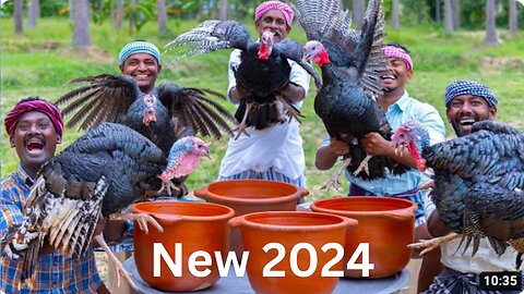 2024 New TURKEY SOUP | Traditional Turkey Soup Recipe Cooking in Village | Vaan Kozhi | Healthy