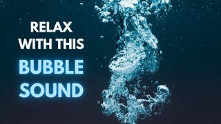 Water BUBBLE Sound To Sleep 💦 to Study or to Blok Out Noise | White Noise