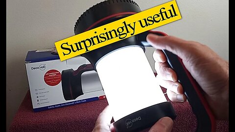 Surprisingly Useful Deco Volt rechargeable spotlight review