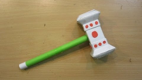 How to Make a Paper Thor Hammer