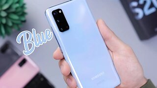 Blue Galaxy S20 Unboxing & First Impressions!