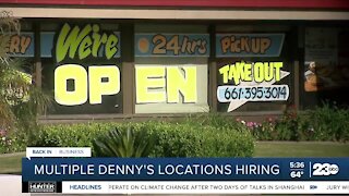 Kern Back in Business: Denny's hosting job fair on Wednesday