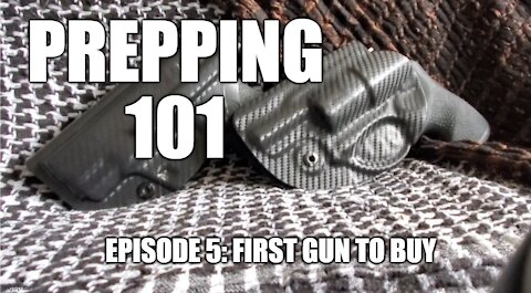 Intro to prepping... for NORMIES. Ep 5: buying your first hand gun