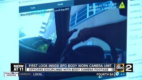 Inside look at the Baltimore Police Department's body worn camera unit