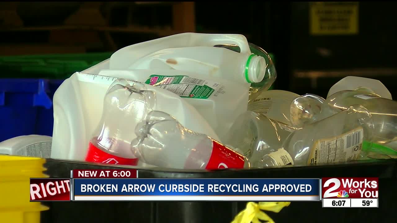 Broken Arrow Curbside Recycling Approved
